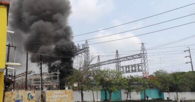 Explosiones y un incendio se registra en un centro de distribución eléctrica en el centro de Tamaulipas