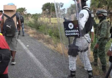 “Viacrucis del migrante” llega a Juchitán, Oaxaca, tras roces de agresión de la GN y del INM