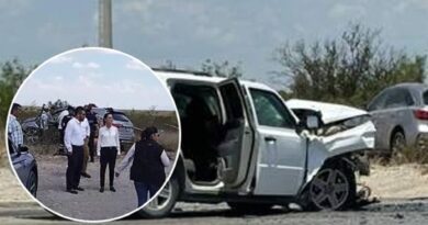 Caravana de avanzada de Sheinbaum choca al pasarse el alto en Coahuila; hay una víctima