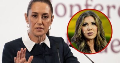 Escaramuza entre Sheinbaum y Kristi Noem por alentar las protestas pacíficas en EU; niega promover la violencia