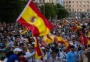 Miles de activistas y militantes del PP demandaron la renuncia del presidente español Pedro Sánchez  
