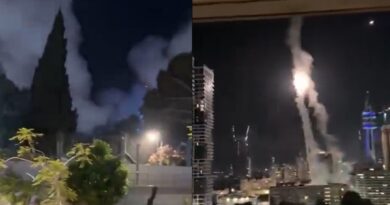 Misil iraní impacta la estratégica área militar Torre Marganit en Tel Aviv en represalia por el ataque del país hebreo