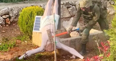 Rusia califica como “un acto de vandalismo” profanación de un soldado israelí a estatua de Jesucristo  