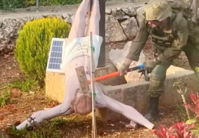 Rusia califica como “un acto de vandalismo” profanación de un soldado israelí a estatua de Jesucristo  