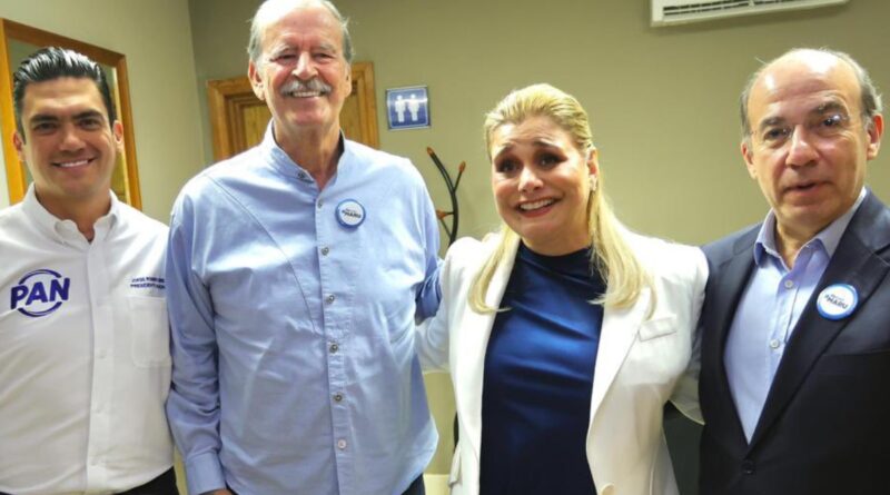 Maru Campos acusa que México padece un “narcogobierno” al recibir el apoyo de Fox y Calderón
