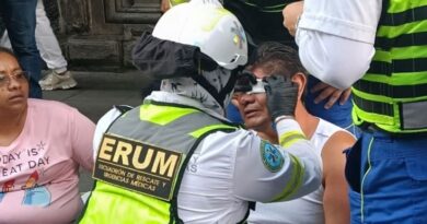 Dos heridos en el primer día del paro nacional de la CNTE; gobierno de Sheinbaum sordo y represor