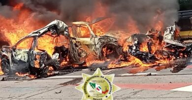 Accidente múltiple en la autopista Guadalajara-Tepic, kilometro 68, deja 16 muertos y 2 heridos