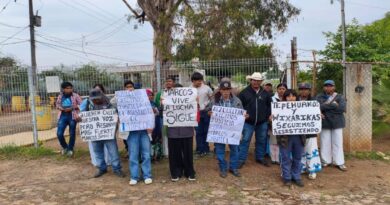 Movilización de la comunidad étnica en Tequila por el asesinato de su defensor Marcos Aguilar