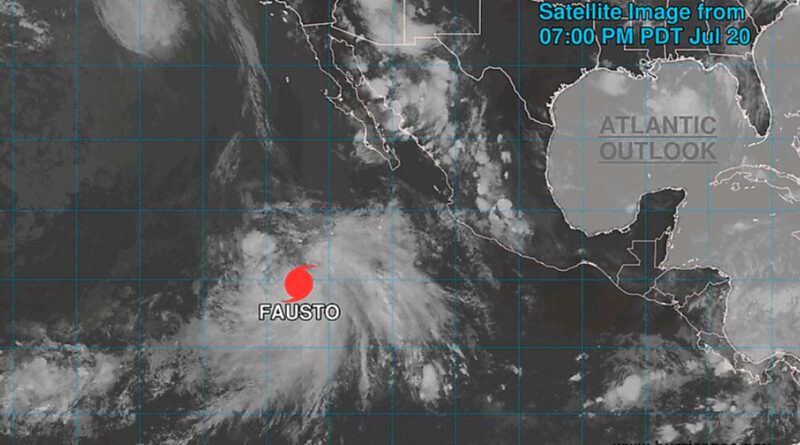 Huracán Fausto se convierte en el primero de la temporada 2026
