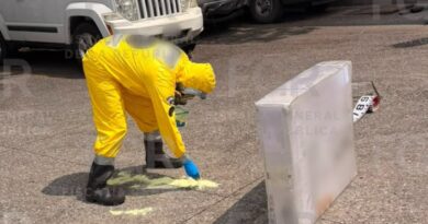 Aseguran cargamento de 12 cajas de mercurio en una alcaldía  de la CDMX tras derrame del  químico