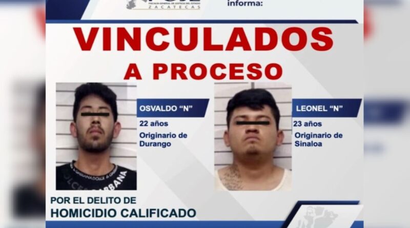 Caen dos presuntos sicarios vinculados con la masacre de las diez personas ejecutadas en Zacatecas