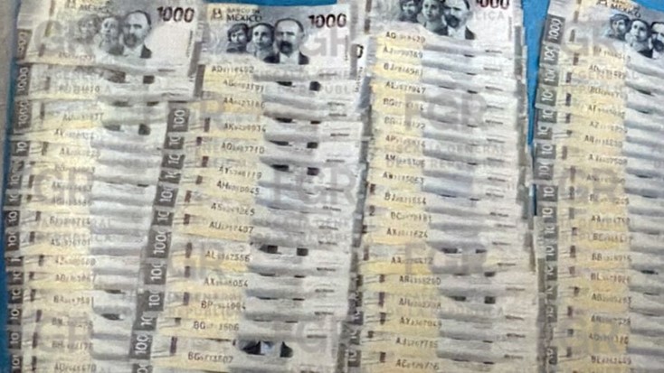Detenido en carretera de Edomex con fajos de mil pesos: investigan operaciones de procedencia ilícita