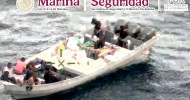 Incautan mil 170 kilos de cocaína de embarcación en las costas de Guerrero; hay seis detenidos