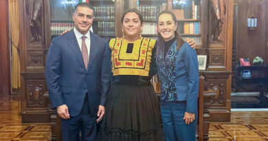 Diseñadora muxe exige protección; Sheinbaum y Harfuch atienden caso tras agresión con armas de fuego