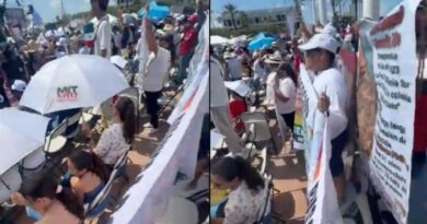 Madres buscadoras confrontan a Sheinbaum en Baja California Sur y exigen respuestas por desaparecidos