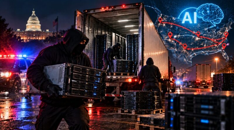 Bandas criminales roban equipos para inteligencia artificial valuados en más de 100 mdd en EU