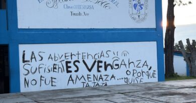Escuela de Teocelo aparece vandalizada y con amenaza; docentes suspenden clases y evacúan a alumnos