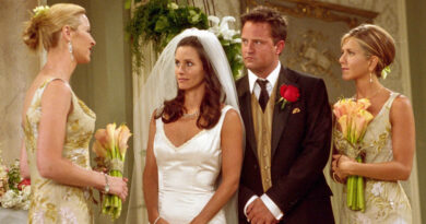 La boda de Chandler y Monica ocultaba uno de los momentos más difíciles de Matthew Perry