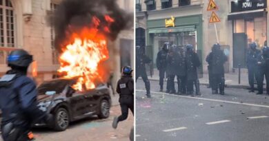 Protestas en París escalan con choques y disturbios; activistas y policías se enfrentan